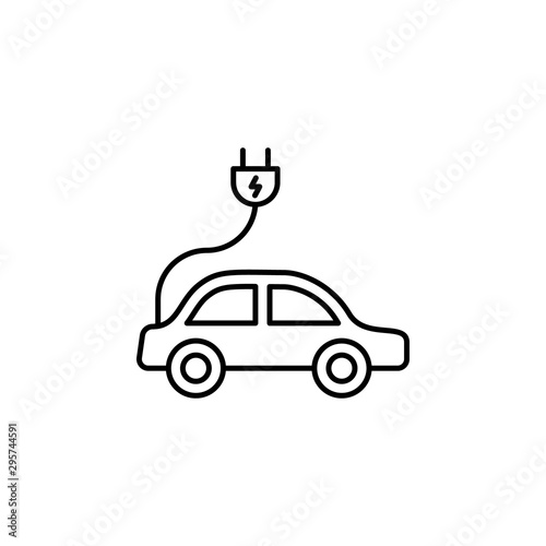 Car electric icon. Element of future transport icon