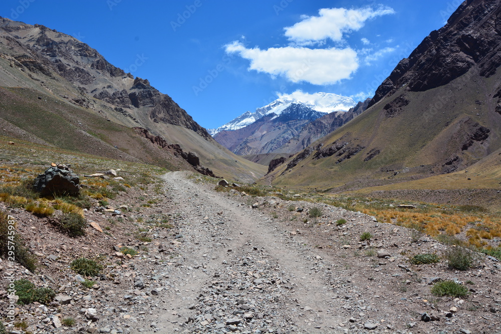 road to aconcagua
