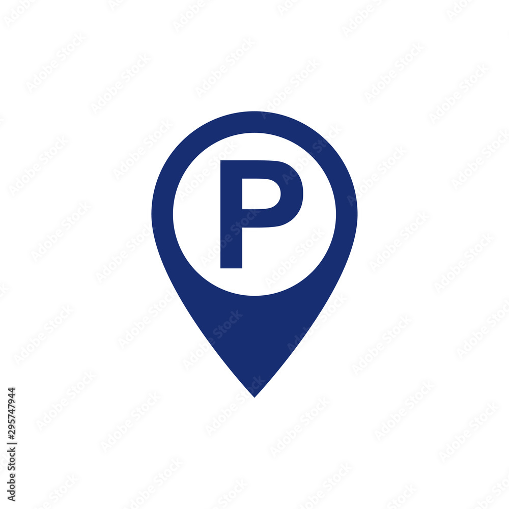 Parking signage icon Parking signage icon