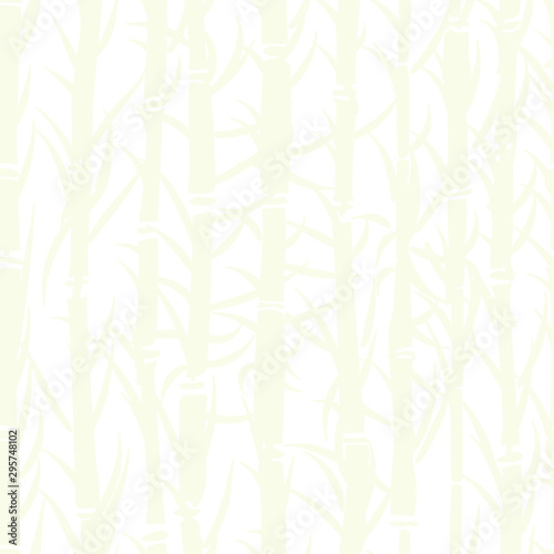Fototapeta Naklejka Na Ścianę i Meble -  Seamless subtle gray vintage Japanese bamboo sumi textile pattern vector