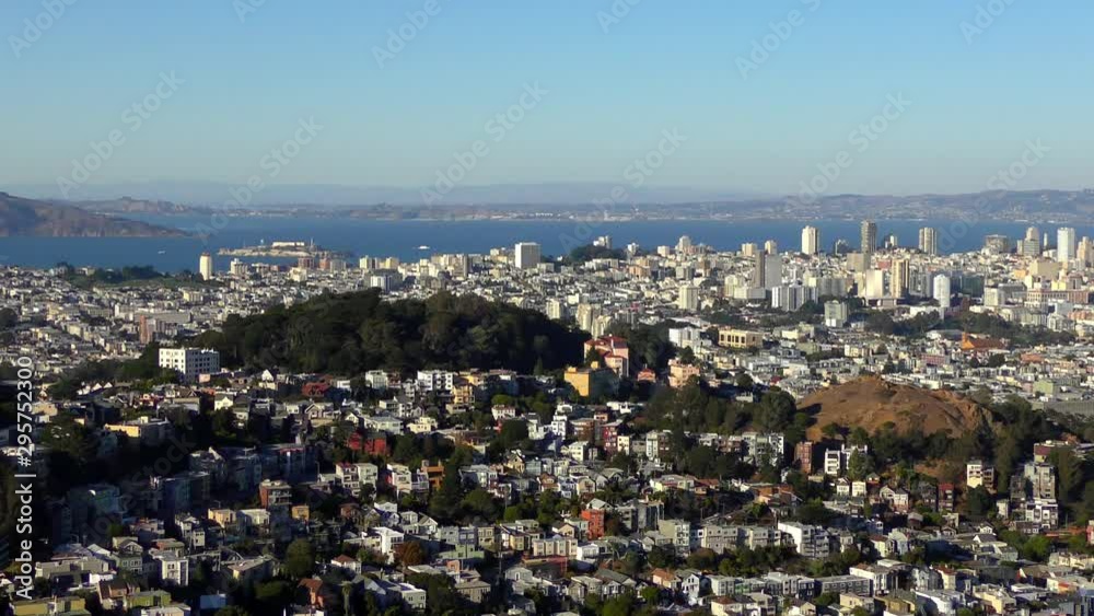 San Francisco as seen from Twin Peaks, California, circa October 2018 San Francisco as seen from Twin Peaks, California, circa October 2018