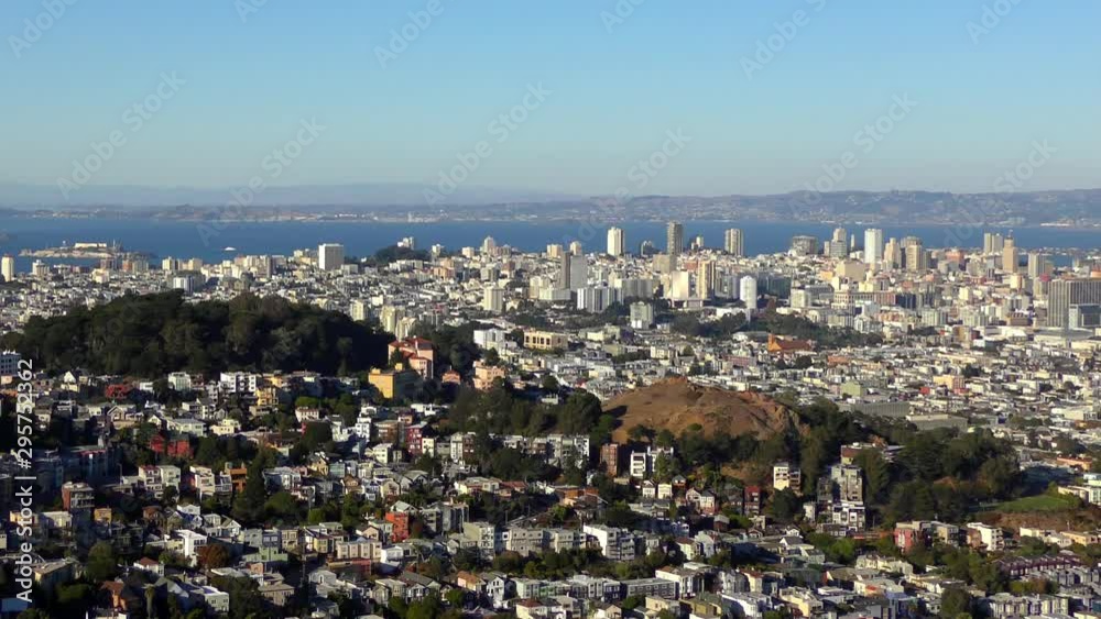 San Francisco as seen from Twin Peaks, California, circa October 2018 San Francisco as seen from Twin Peaks, California, circa October 2018
