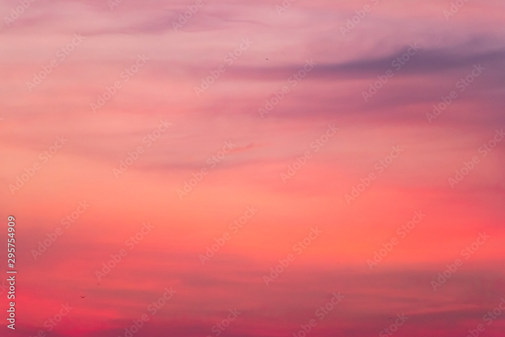 Beautiful color light sky with cloud background from sunset - obrazy, fototapety, plakaty 