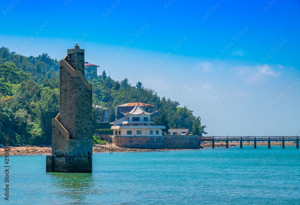 Coastal scenery in guantouling national forest park, beihai city, guangxi, China Coastal scenery in guantouling national forest park, beihai city, guangxi, China
