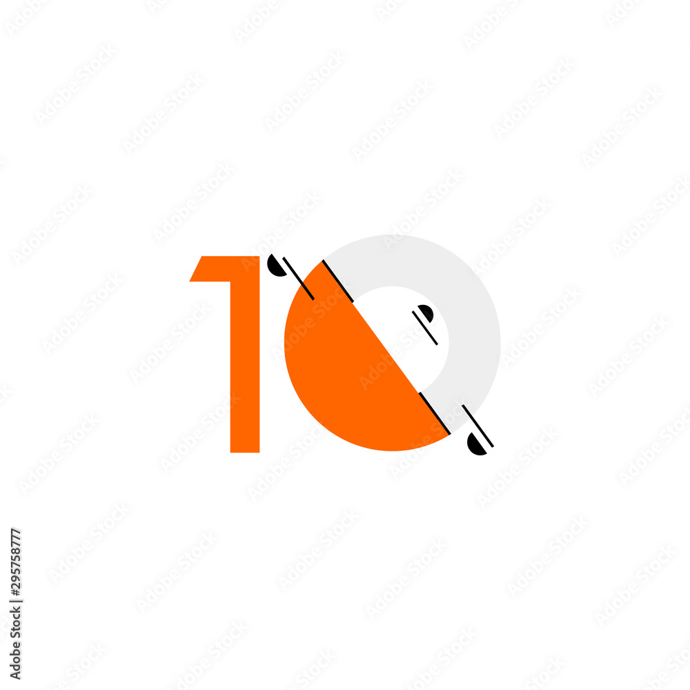 10 Years Anniversary Celebration Vector Template Design Illustration 10 Years Anniversary Celebration Vector Template Design Illustration