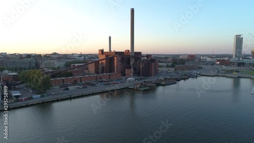 hernesaari power plant helsinki Finland shore sea coal