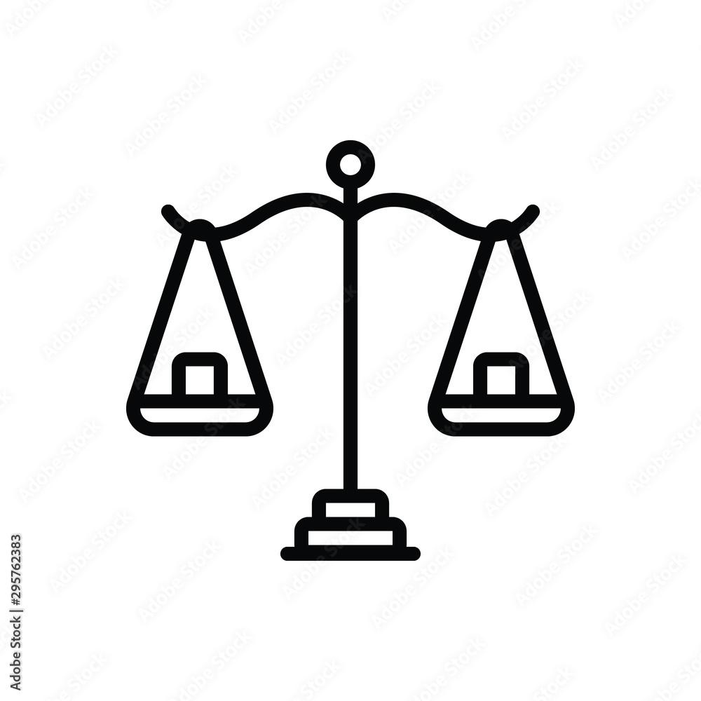 Black line icon for reasonable Black line icon for reasonable