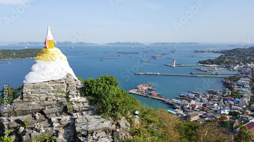 Foto view point of sichang island, Chonburi, Thailand