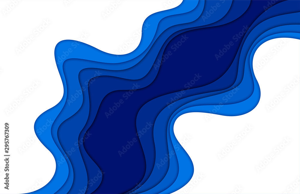 3D abstract background and paper cut shapes, vector illustration 3D abstract background and paper cut shapes, vector illustration