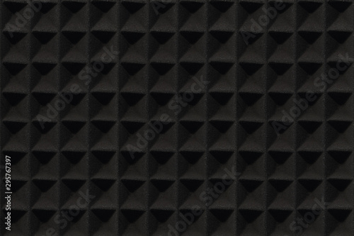 Close up of studio sound acoustical foam Background.