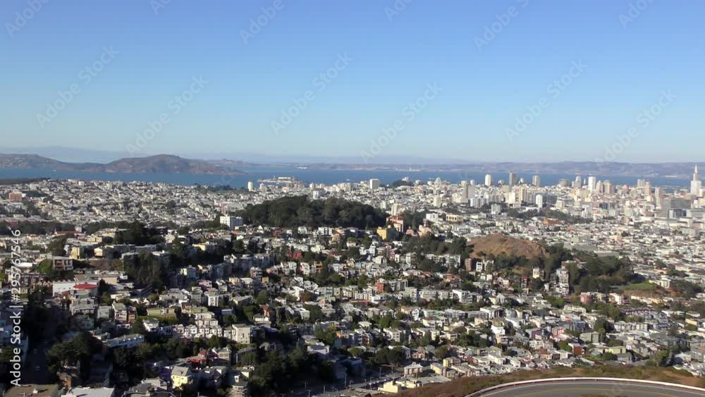San Francisco as seen from Twin Peaks, California, circa October 2018 San Francisco as seen from Twin Peaks, California, circa October 2018