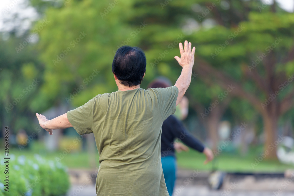 Spiritual of woman hands doing Tai Chi or Tai ji , Traditional Chinese martial arts. Spiritual of woman hands doing Tai Chi or Tai ji , Traditional Chinese martial arts.
