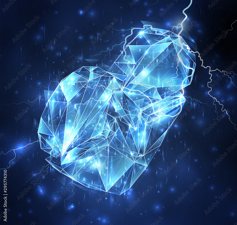 3d vector object on a background of blue sky. lightning and thunder. strength and power 3d vector object on a background of blue sky. lightning and thunder. strength and power