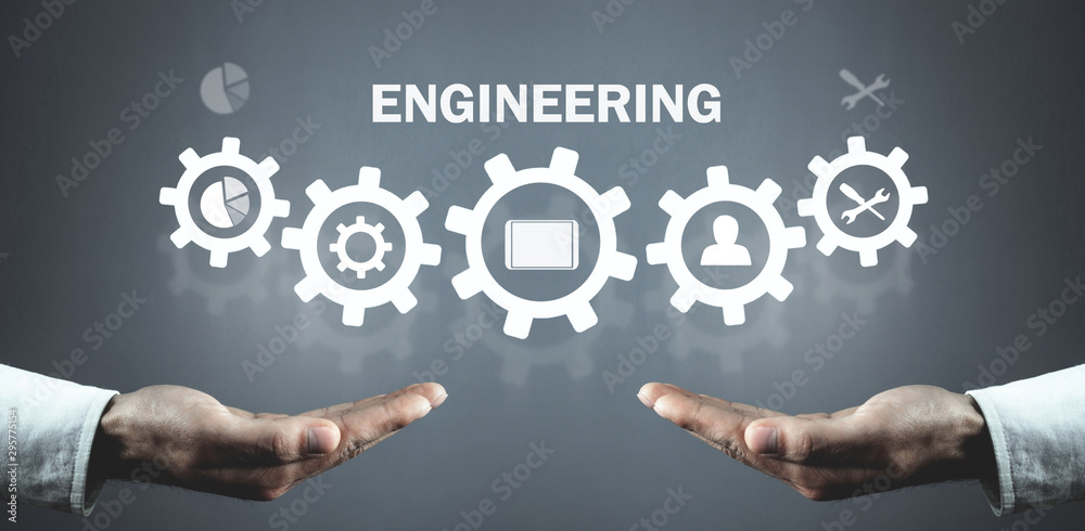 Engineering Concept. Business, Internet, Technology Engineering Concept. Business, Internet, Technology