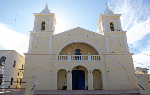 Church at San Carlos Borromeo village in the Argentine Northwest, Argentina