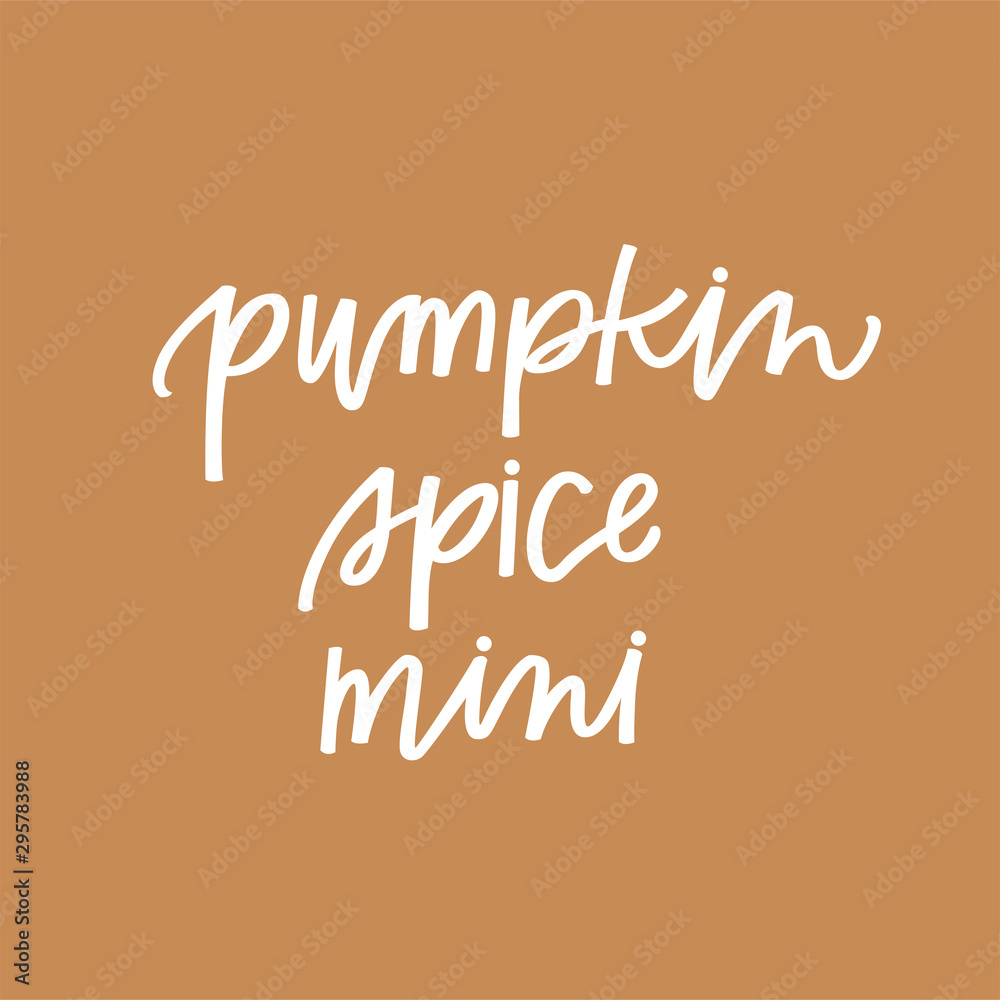 Pumpkin spice mini