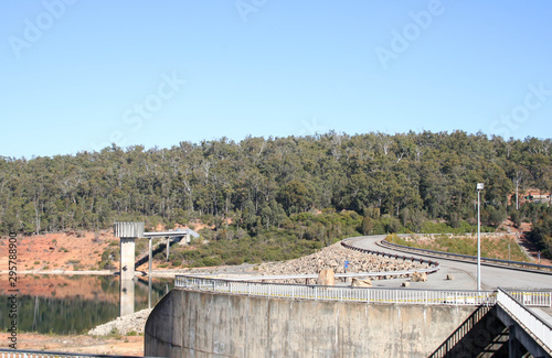 Wallpaper Mural South Dandelup Dam, spillway and surrounding  bushland Torontodigital.ca