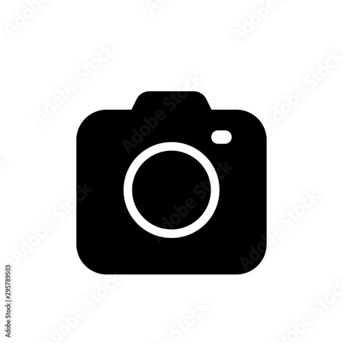 Camera icon isolated. Photography logo symbol. 