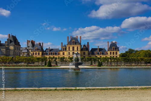 the castle of Fontainebleau