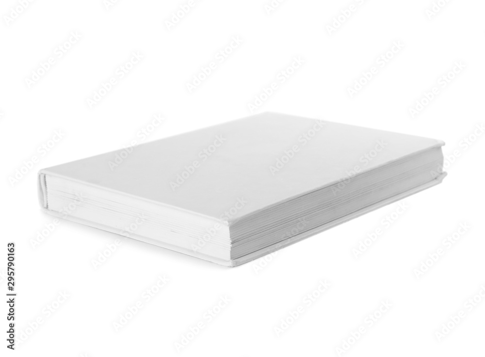 Book with blank cover on white background Book with blank cover on white background