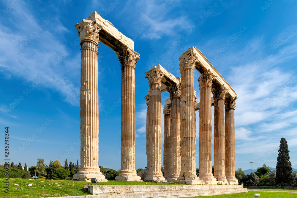 Temple of the Olympian Zeus in Athens, Greece.