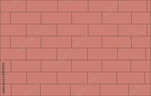 brick wall vector
