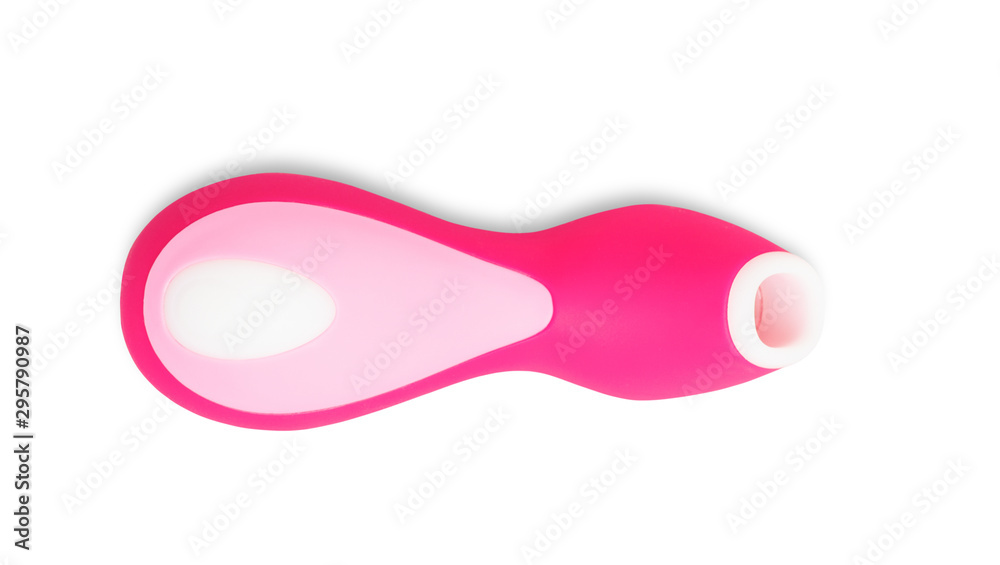 Sex toy for adult, pink vibrator for clitoris stimulation. Sex toy for adult, pink vibrator for clitoris stimulation.