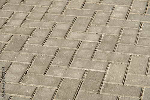 gray paving tile for background or texture