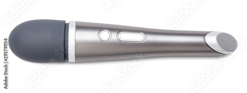 Gray vibrator for clitoral stimulation. photo