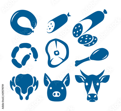 meat food signs