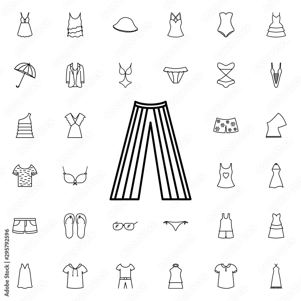 Women's shoes icon. Universal set of summer clothes for website design and development, app development Women's shoes icon. Universal set of summer clothes for website design and development, app development