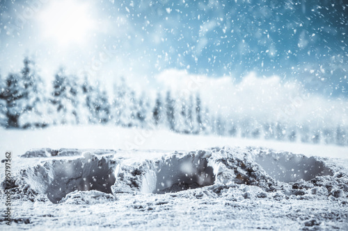 Winter background of free space for your decoration and christmas time 
