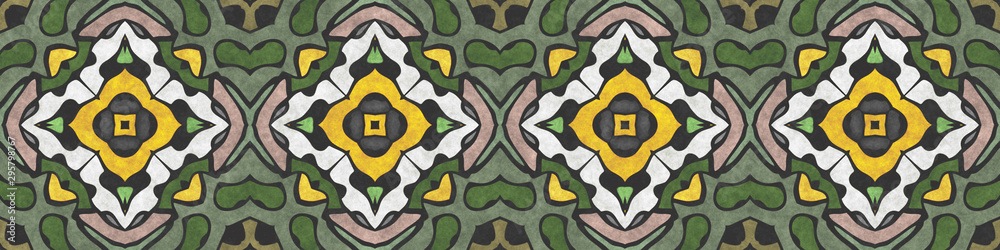 Fototapeta premium Abstract cartoon kaleidoscope
