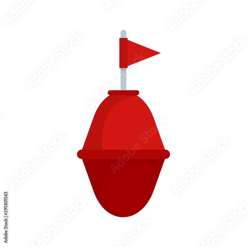 Port buoy icon. Flat illustration of port buoy vector icon for web design photo