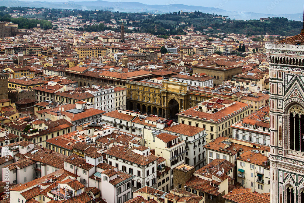 Aerial view of Florence (Italy)
