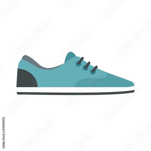 Sport shoe icon. Flat illustration of sport shoe vector icon for web design