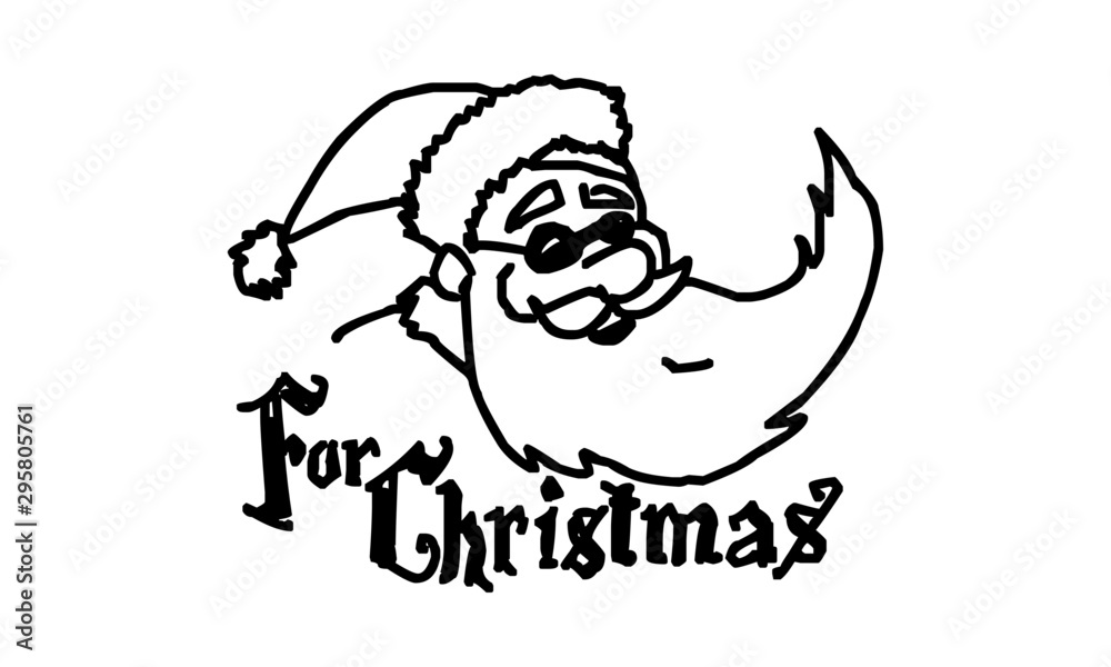 Obraz premium Christmas card, typography for print or use as poster, card, flyer or T shirt