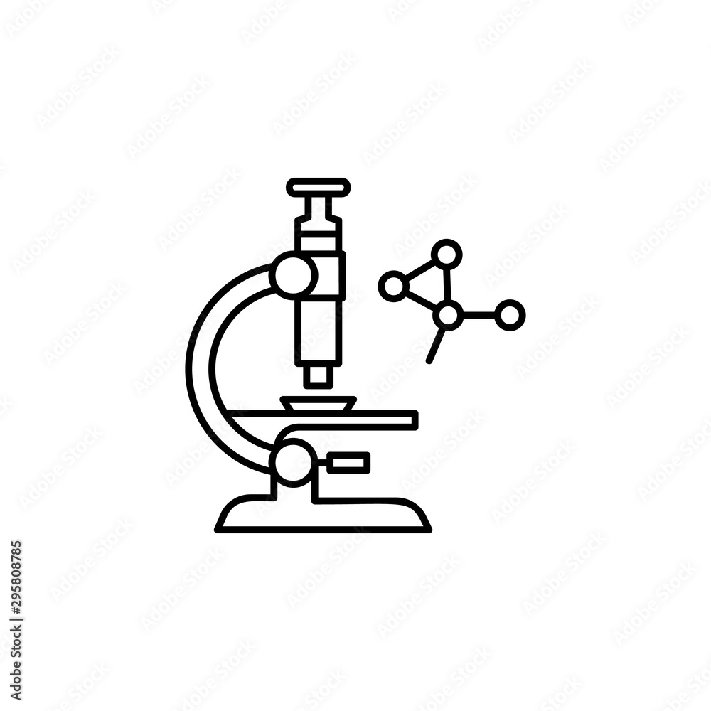 Research icon. Element of future business thin line icon Research icon. Element of future business thin line icon