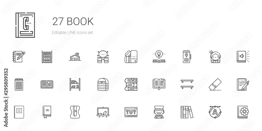 book icons set book icons set