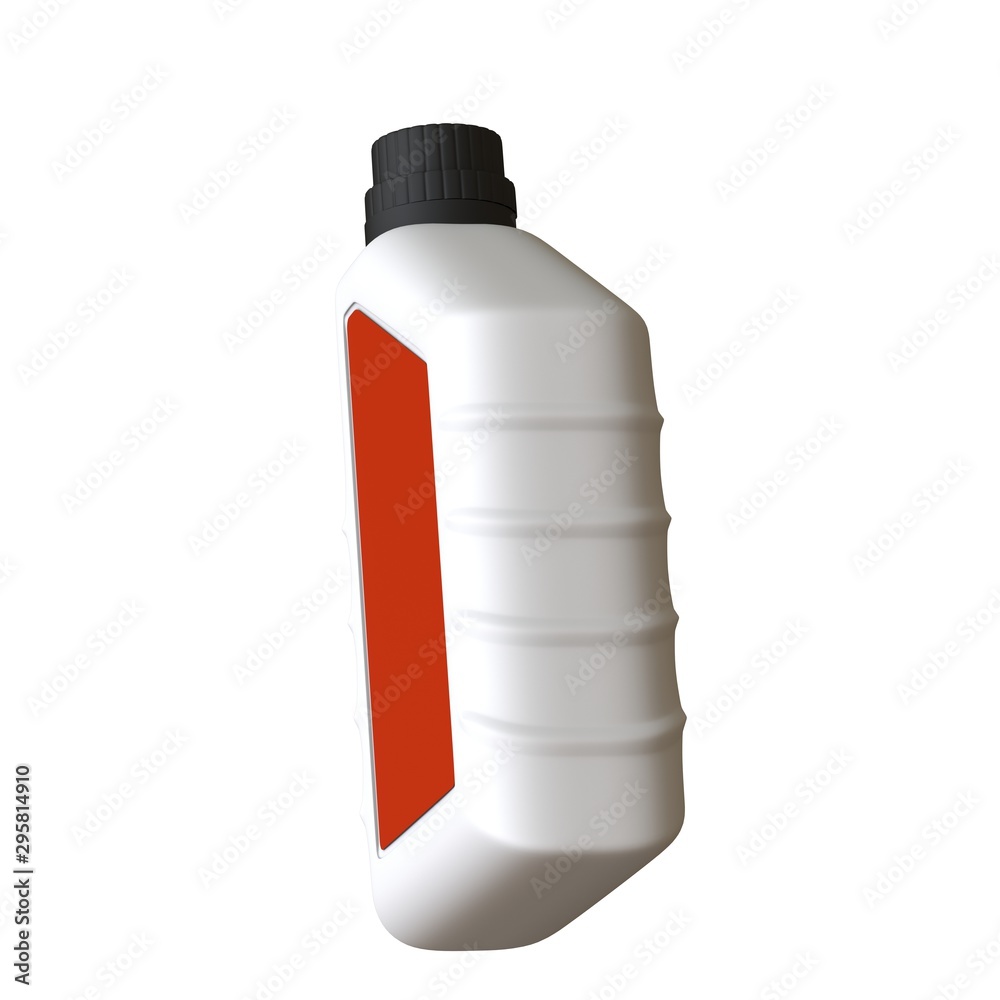 Lubricating oil bottle on white background. 3D rendering of excellent quality in high resolution. It can be enlarged and used as a background or texture. Lubricating oil bottle on white background. 3D rendering of excellent quality in high resolution. It can be enlarged and used as a background or texture.