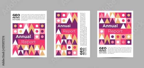 Colorful Annual Report Cover Design Collection