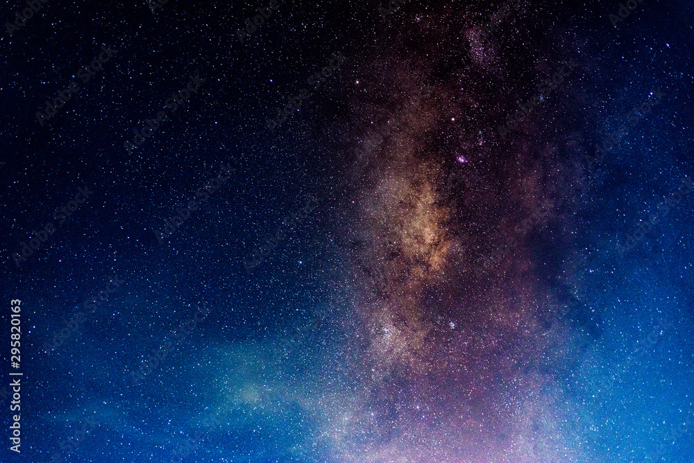 Milky way,galaxy,cosmos on dark sky Milky way,galaxy,cosmos on dark sky