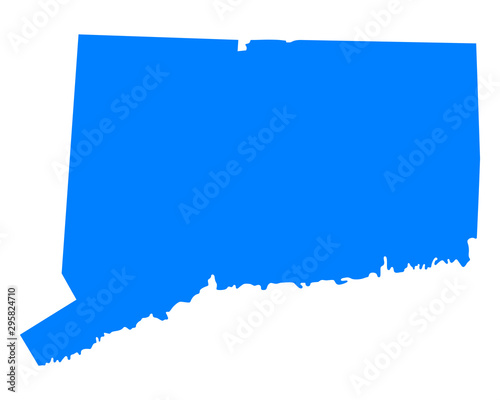 Karte von Connecticut