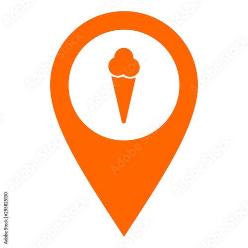Eis und Kartenmarkierung