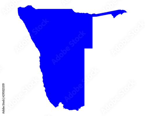 Karte von Namibia
