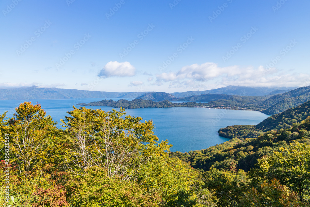 Towada Hachimantai National Park in early autumn Towada Hachimantai National Park in early autumn