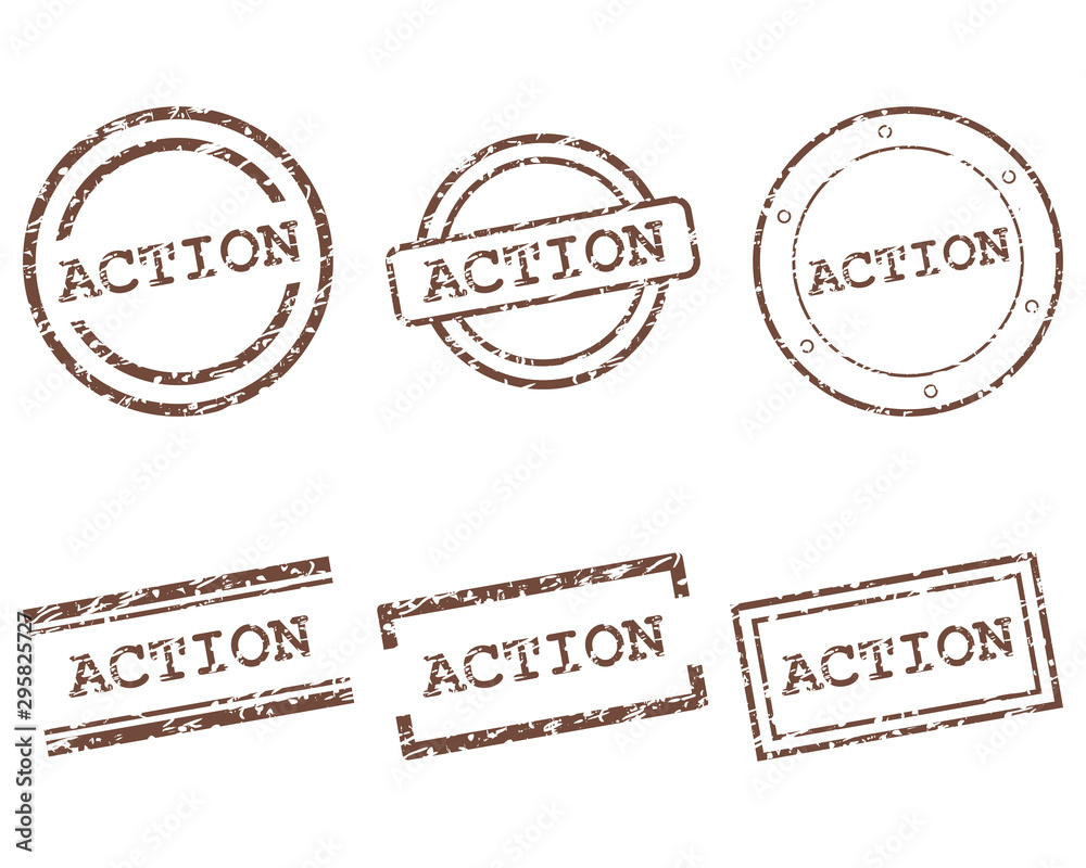 Fototapeta premium Action Stempel