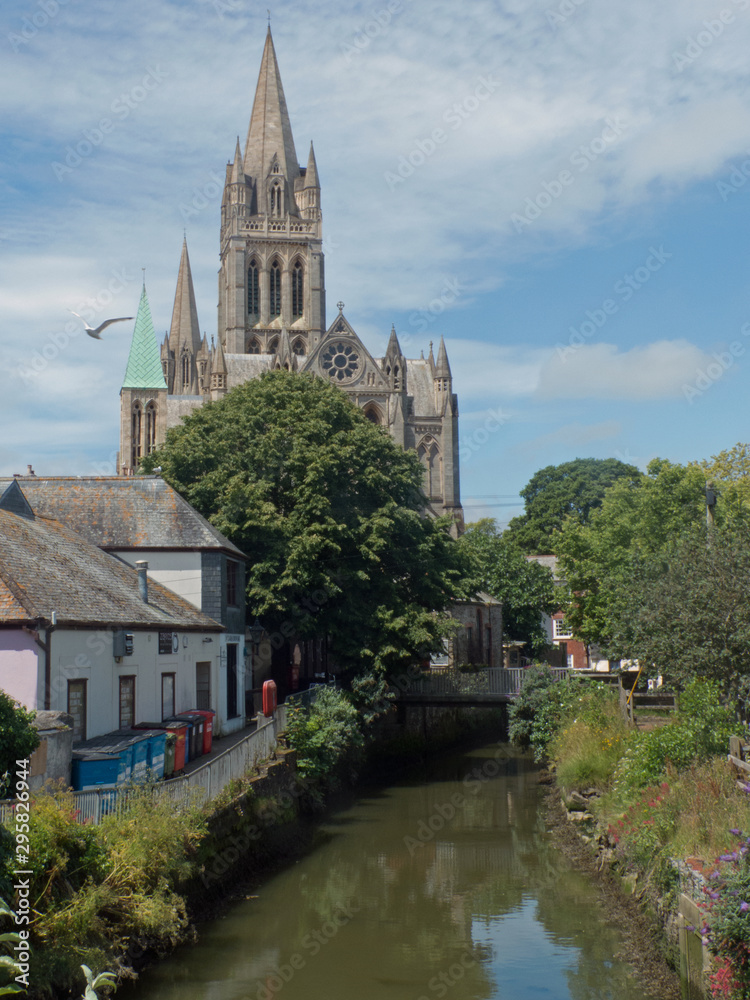 Truro Cathedral, seen from the river Truro Cathedral, seen from the river