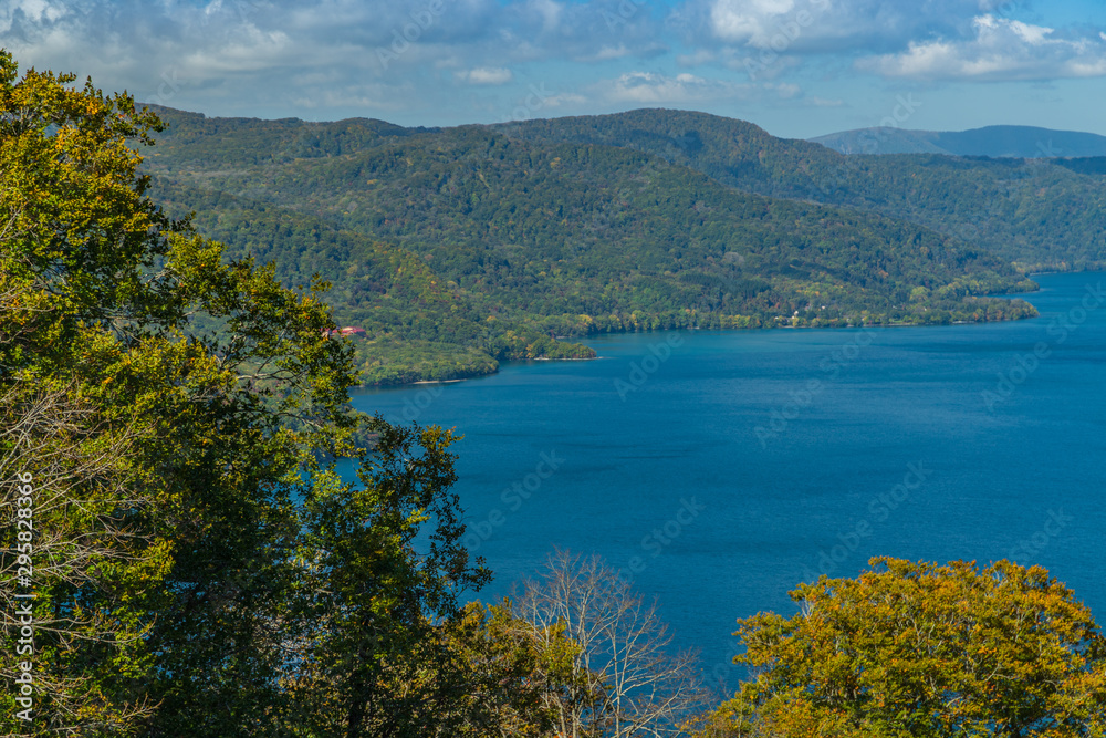 Towada Hachimantai National Park in early autumn