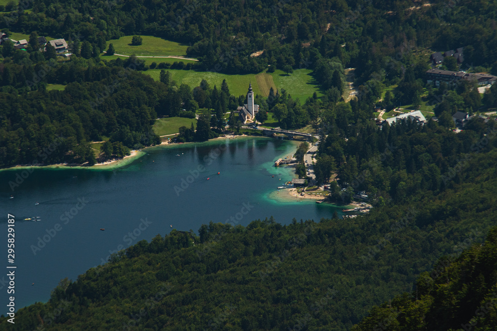 Fototapeta premium lake Bohinj, Slovenia
